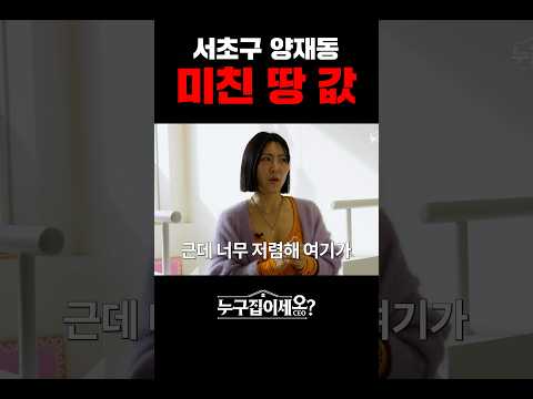 100평 양재 3층 단독주택 땅 값치고 저렴하다는...