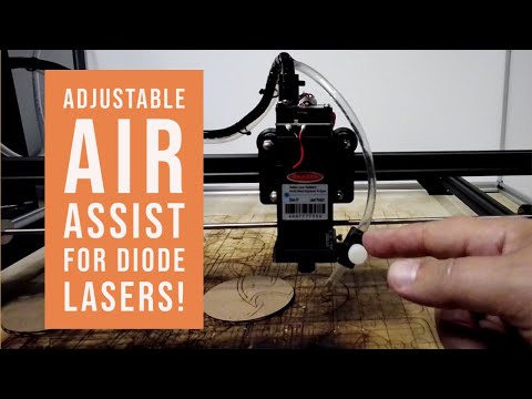 Ortur Laser -  Adjustable Air Assist (Diode Laser)!