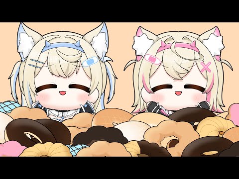 You'll want to give FUWAMOCO donuts【hololive clips/FUWAMOCO/hololive English】