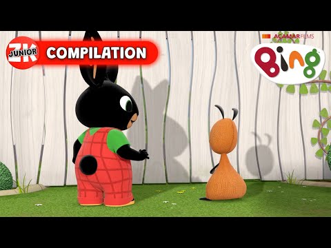 Bing's Shadow Comes To Play! | Bing Clip Compilation | ZeeKay Junior