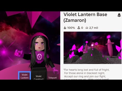 Roblox: Gameplay Violet Lantern // Base ( Zamaron )