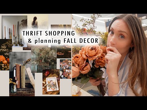 thrift shopping & planning FALL DECOR