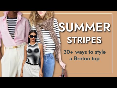 20+ Ways To Wear A Stripe T-Shirt | Summer Stripes Over 50