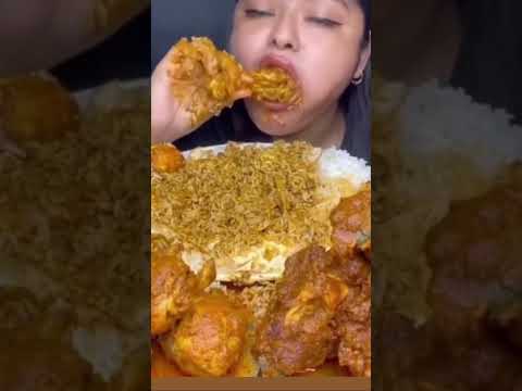 #eatingsounds #mukbangers #food #mukbangchannel #hungrymukbangers #eatingvideos #eatingchickencurry