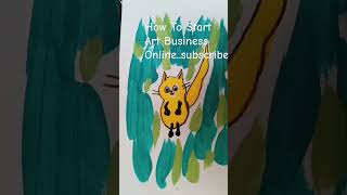 How to start online art business..