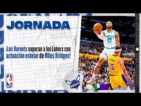 ¡Imparables! Bridges y LaMelo Ball arrasan con Lakers en una victoria épica |  #JornadaNBA