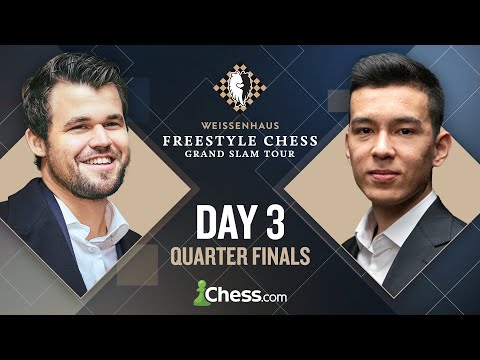 Freestyle Chess Grand Slam Weissenhaus | Magnus vs. Nodirbek Headlines Knockout Stage!