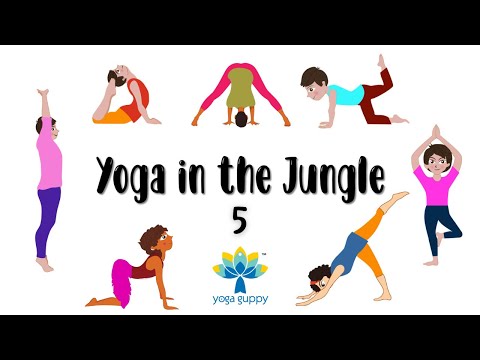 Yoga Poses for Strength & Balance | Easy Animal Poses for Kids | The Yoga Guppy Asana Series