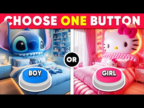 Choose One Button! GIRL or BOY Edition 💙❤️ Quiz Shiba