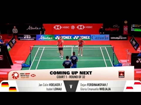 Ferdi/Widjaja [ INA ] Vs. Voelk/Lohau [ GER ] | Yonex Canada Open 2024 #badminton