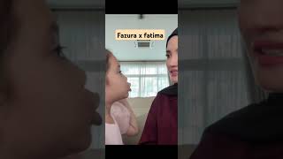 COMELNYA ANAK BERANAK NI #fazura#fatimaanakfattah #shortvideo