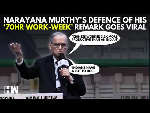 When Infosys' Narayana Murthy Defended His '70hr Work-Week' Remark | L&T Boss' '90hr Work-Week' Row