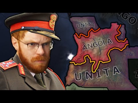 Saving ANGOLA from CIVIL WAR in HOI4 2024!