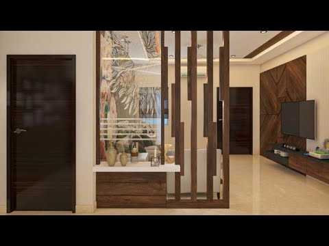 Partition Wall Interior Design | Living Room Wall Dining Kitchen Partition| Wooden Room Divider Hall