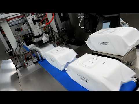 The process of making clean wet tissues automatically! Amazing Korean wet wipes factory