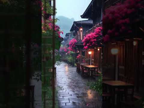 下雨声安眠：古城雨声冥想助眠，快速放松身心，实现深度睡眠与冥想疗愈失眠#BGM#shorts #shortsvideo #sleepmusic #sleep #rainsounds #rain