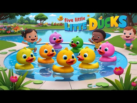 "🎶 Five Little Ducks & More! 🦆🌟 Fun Nursery Rhymes for Kids | Sing Along Adventure!"