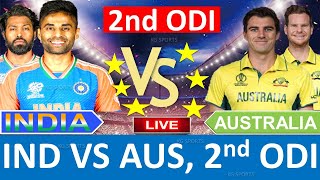 🔴Live: India vs Australia 2nd ODI | |IND vs AUS 2025 | #indvsaus #cricketlive