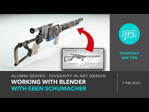 From 2D to 3D: Working with Blender for Concept Artists - Live Workshop with Eben Schumacher