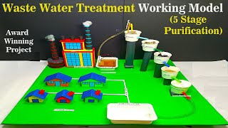 waste water treatment (purification/filter) working model for science exhibition - diy.| howtofunda