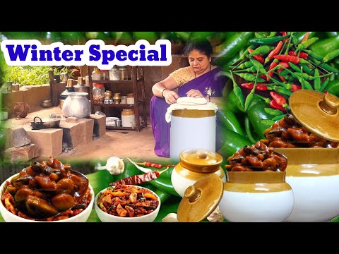 Traditional Village Winter Special Pickles recipes PART - 2| Traditional Lifestyle | Village Cooking