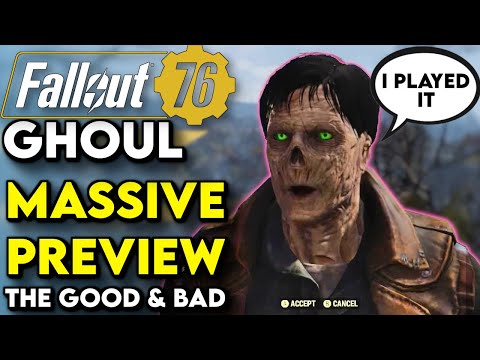 I've PLAYED A Ghoul EARLY In Fallout 76! - HONEST Impressions (Fallout 76 Ghoul Preview)