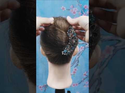 Easy & Quick 1 Minute 🌹 Hairstyle for Girls #hairstyle #shorts