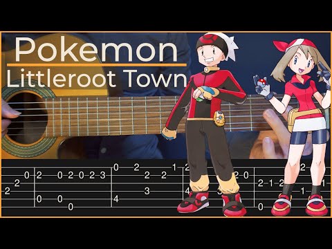 Littleroot Town - Pokemon (Simple Guitar Tab)