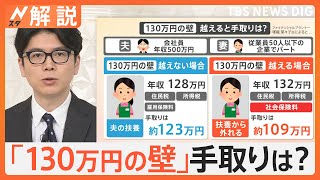 年収「103万円」以外にも「106万円・130万円の壁」、手取り減り“働き損”にも、試算してみると…【Nスタ解説】｜TBS NEWS DIG