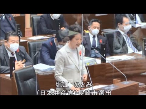 乳幼児医療費助成事業について 2021年長崎県議会11月定例会 堀江ひとみ県議 一般質問