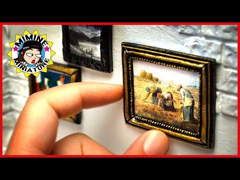 [ENG Sub]Miniature DIY - Nano drawing Frame / Mimine Miniature