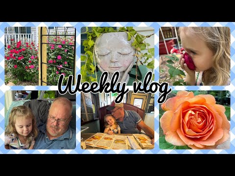 Weekly vlog, busy week and front yard garden tour.