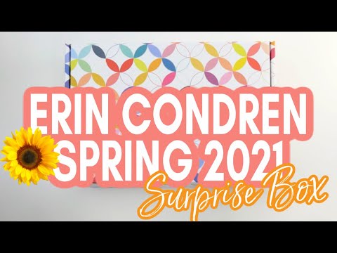 Unboxing the 2021 Erin Condren Spring Surprise Box! #ecsurprisebox