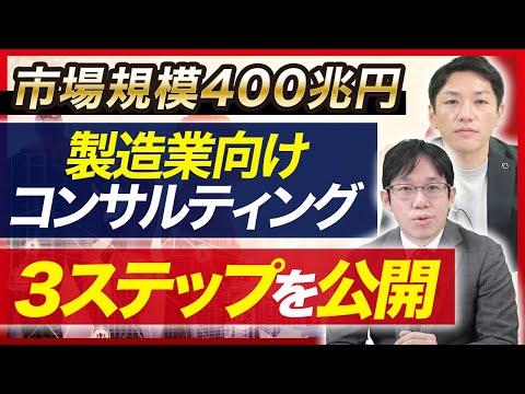 【コンサルティング実例公開】製造業の抱えている課題を解決します