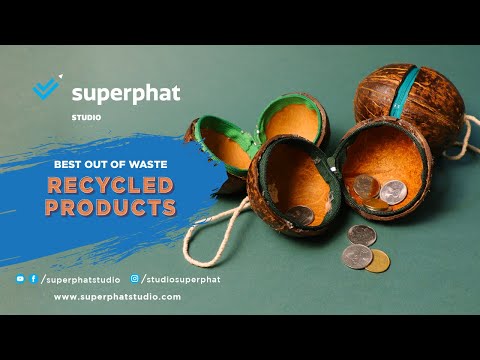 How to make Recycled and Reusable products | Best out of waste | Superphat Studio