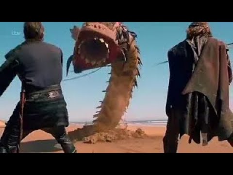 Beowulf: Return To The Shieldlands (2016) ~ Carnivorous Sand Wyrm Attack