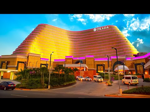 Okada Manila Hotel in Philippines, $2.4 Billion Casino Resort (4K Tour & Vlog)