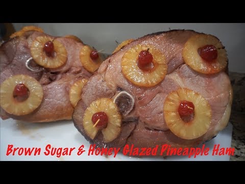 Brown sugar & Honey Glazed Pineapple Ham | Holiday Ham Recipe | Southern Smoke Boss