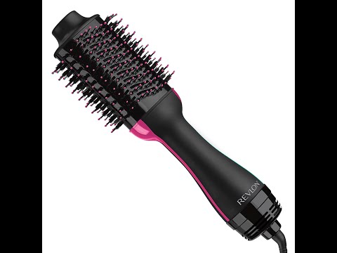 REVLON One Step Volumizer Original 1 0 Hair Dryer and Hot Air Brush, Black   Clothing, Shoes Amazon