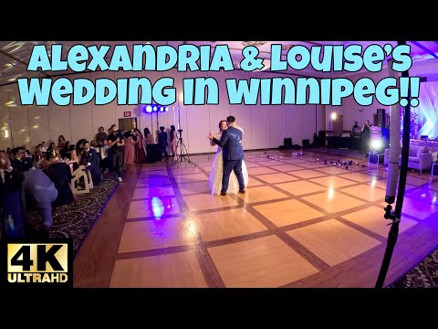 ALEXANDRIA & LOUISE'S WEDDING IN WINNIPEG 🥂!! [4K]