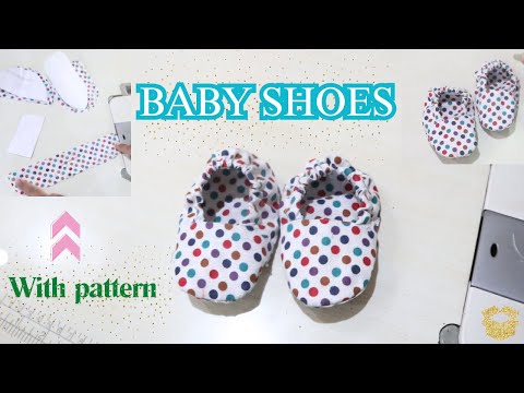 Baby shoes tutorial || baby booties || baby shoe making