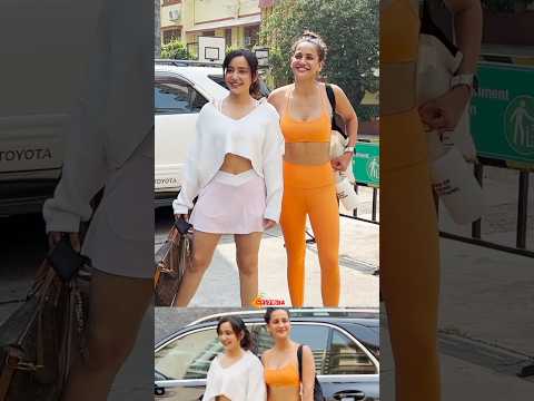 Neha sharma and aisha sharma at gym in bandra..#nehasharma #aishasharma #gym #shorts #youtubeshorts