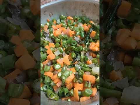 Daily one sidedish #carrot beans poriyal #food #healthy foods