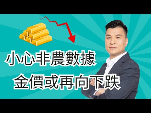 【星期一贏錢攻略】小心非農數據 金價或再向下跌