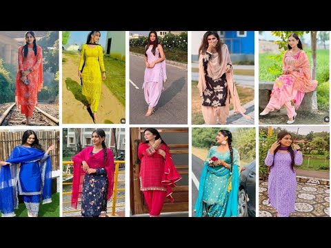 💯 Simple or Stylish Plain Punjabi Suit Design Ideas for Girls 2025 | Salwar suit Design 2025 💕