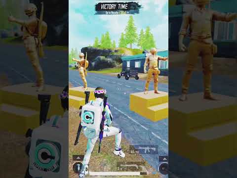 Pubg mobile Double 2 trophy winner chicken Dinner #shorts #youtubeshorts