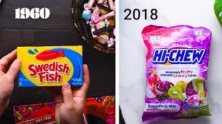 60 Years of Popular Candy! | Iconic Candy Throughout the Years and Cookie Recipes by So Yummy