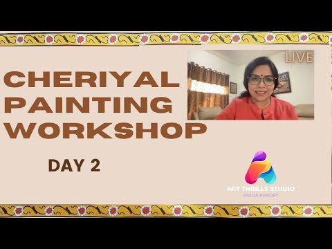 Cheriyal Painting Live Workshop : Day 2