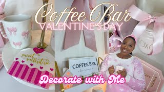 Valentine’s Day Coffee Bar Decorate with Me 2025