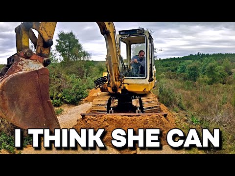 Can we fix the only access road to our Off Grid farm? Is the digger up to the task? #offgrid